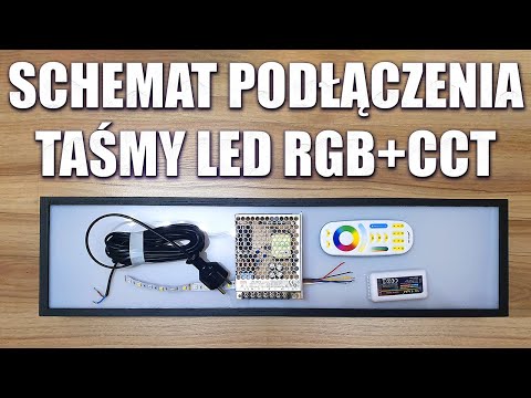 RGB+CCT LED strip connection diagram