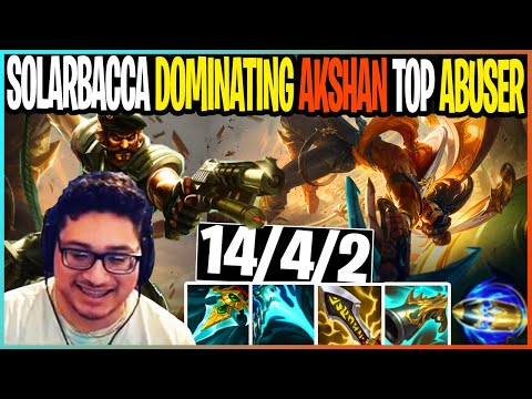 SOLARBACCA Dominating An Akshan Top Abuser