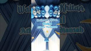 Download lagu dekorasi Khitanan menggunakan balon tema warna biru #balloon #khitanan #shorts #party mp3