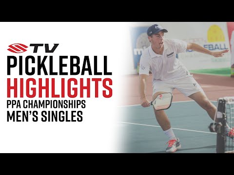 Jumping The Kitchen Line Pickleball Highlight - PPA Orange County Cup Men's Singles