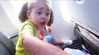 Kids React To First Flight On Airplane - Kids Singing Songs & Dancing | Toys AndMe