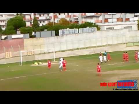 Virtus Massafra - Giovani Cryos 0-4, il rigore di Gioele Moretti