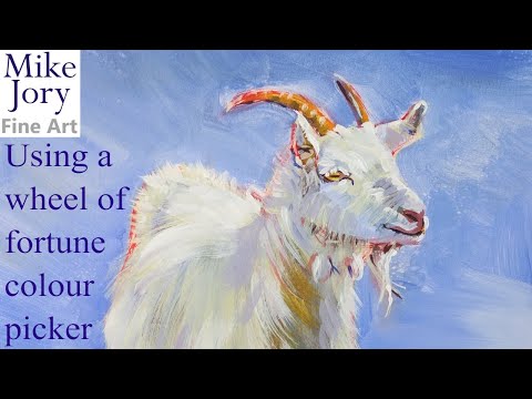 Thumbnail of How to paint a white goat in acrylic