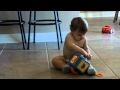 Dylan And Elmo In The Box