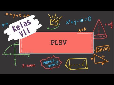 Persamaan Linear Satu Variabel (PLSV)