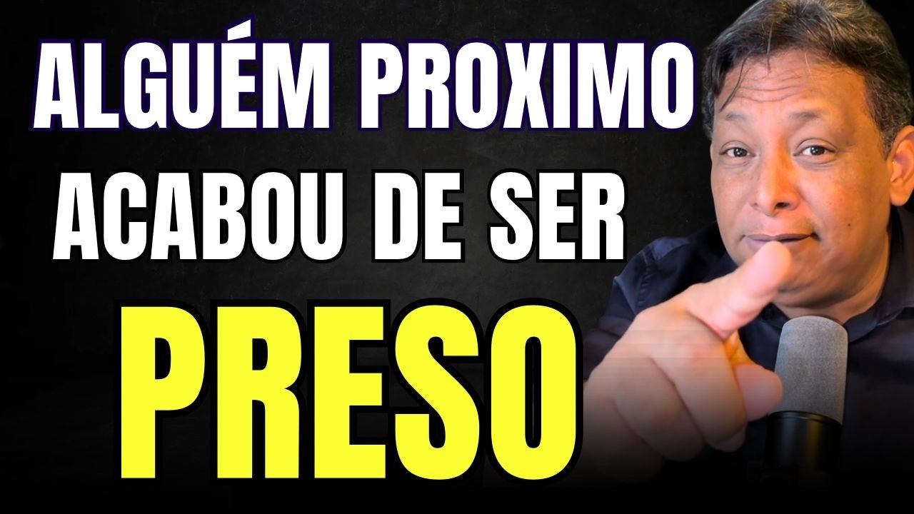 Eu preciso te falar alguém acabou de ser PRESO, por causa de vc*‼️ REVELAÇÃO CHOCANTE 😱