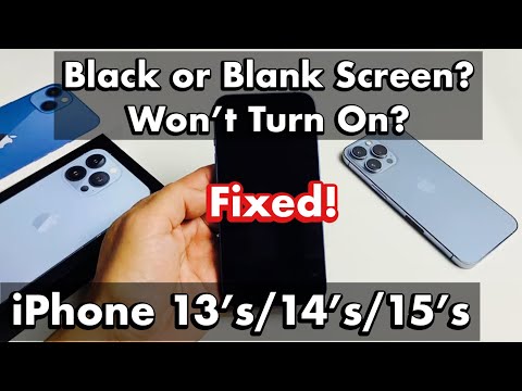 iPhone 13/14/15: ¿Pantalla negra, la pantalla no enciende? SOLUCIONADO - ¡Mira esto primero!