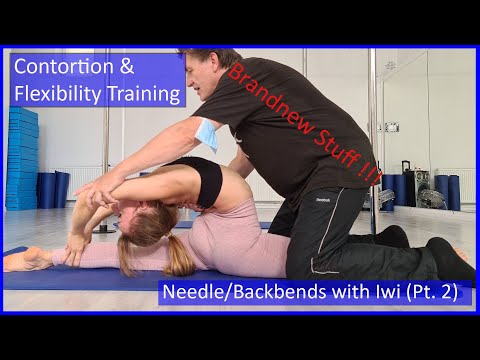 Contortion Training by Flexyart 209: Needlesplit w. Iwi - Also for Yoga, Poledance, Ballet, Dance