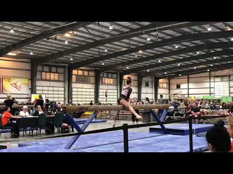 Hannah Shelby 2021 - beam routine - score: 9.1