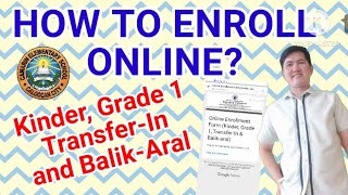 ONLINE ENROLLMENT KINDER, GRADE 1, TRANSFER-IN, BALIK-ARAL/ Tutoria How to fill out /Ariel'sChannel