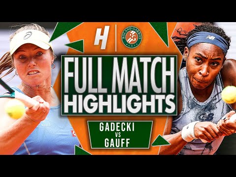 Olivia Gadecki vs Coco Gauff - FULL Match Highlights | Roland Garros 2025