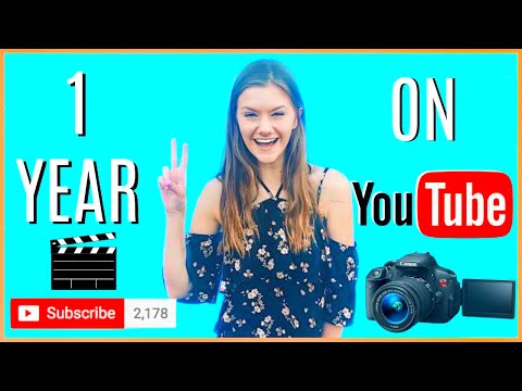 1 YEAR YOUTUBE ANNIVERSARY!! Video
