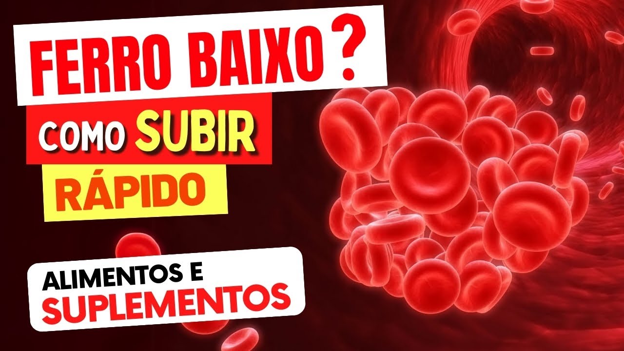Ferro Baixo? Como SUBIR O FERRO RÁPIDO - Alimentos e Suplementos Que Ajudam Muito