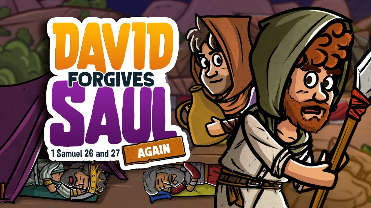 David forgives Saul... Again 🙏👑 | Bible Story | My First Bible | 62