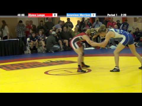 WM 48 KG - Alyssa Lampe (Sunkist Kids) vs Genevieve Morrison (Canada Dinos)