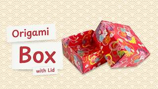 Easy Origami Box Tutorial 🎁 Step-by-Step Instructions
