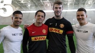 Javier Hernández und seine Challenge gegen De Gea