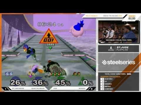 STR 2016 SSBM - Nintendude & Chillindude Vs. Pleb & Big Pappa - Smash Melee Doubles Tournament