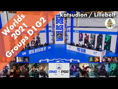 RNG(Xiaohu シンドラ) VS PSG(Maple トリンダメア) D1G2 ハイライト Group C - Worlds 2021 Group Stage by YAMA