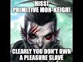 PRIMITIVE MON-KEIGH! | Warhammer 40k Rogue Trader meme dub #roguetrader #warhammermemes #drukhari