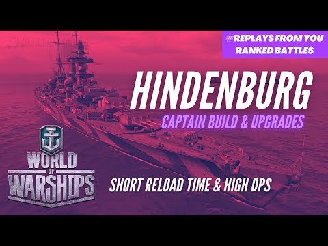 Strong Guns Torpedoes and More :  Dominate the Battles with Cruiser HINDENBURG World of Warships