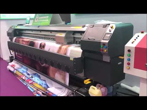 High speed large format digital inkjet printer