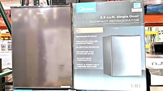 MIDEA 3.3 CU. FT. SINGLE DOOR COMPACT REFRIGERATOR Shop with us at Costco!!!