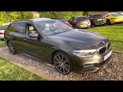 2018/67 Sophisto Grey BMW 530d M Sport Plus xDrive Auto Huge Spec 56k New Pan Roof 1 Owner BMW Hist