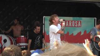 Emarosa - A Toast To The Future Kids!  (LIVE @ Warped 2010 Milwaukee)