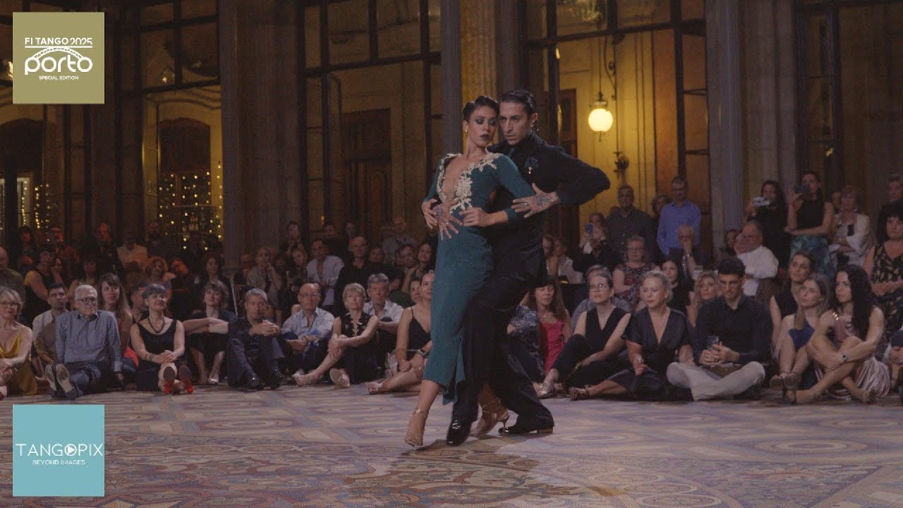 Video thumbnail for FI TANGO 2025 PORTO - Julián Sanchez & Bruna Estellita dance Tango Bardo - Negracha