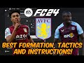 EA FC 24 - BEST ASTON VILLA Formation, Tactics and Instructions