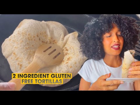 The BEST 2 Ingredient Gluten Free Tortillas | Oil free, Corn free, Soy Free, Psyllium husk free!