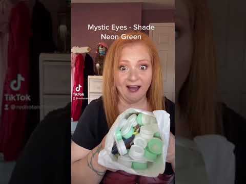 Mystic Eyes - Neon Green #shorts