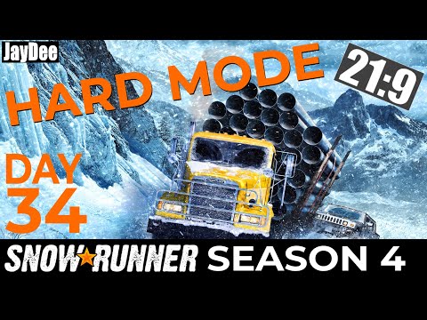 HARD MODE Tag #34 - Zurück in Black Badger Lake (Wisconsin) ★ SNOWRUNNER Deutsch