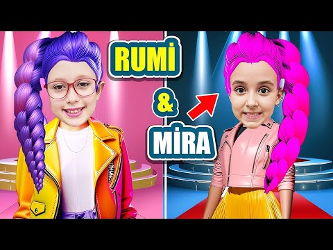 BAHAR BECAME K-POP RUMI, BANU BECAME ALYA MIRA!! THEY WORE MYSTERIOUS NECKLACES.