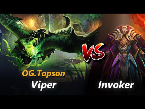 Topson mid Viper vs Invoker | First 10 minutes