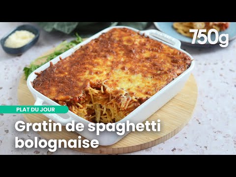 Spaghetti Gratin with Bolognese