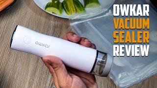 OWKAR Portable Handheld Vacuum Sealer Review: Must Have Camping Cooking Gadget?