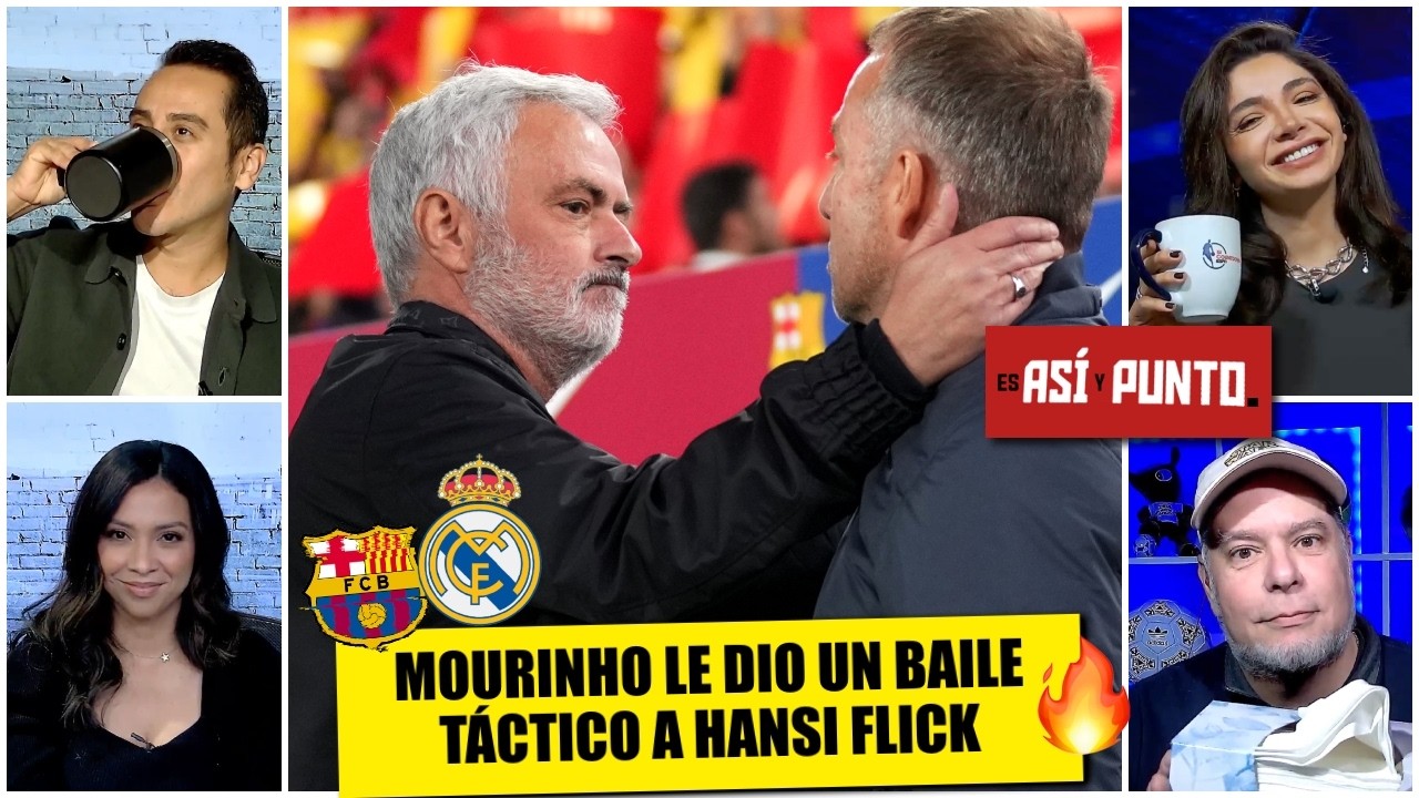 MOURINHO LE DIO UNA CLASE TÁCTICA a HANSI FLICK y fue el GRAN GANADOR del CLÁSICO | Es Así y Punto