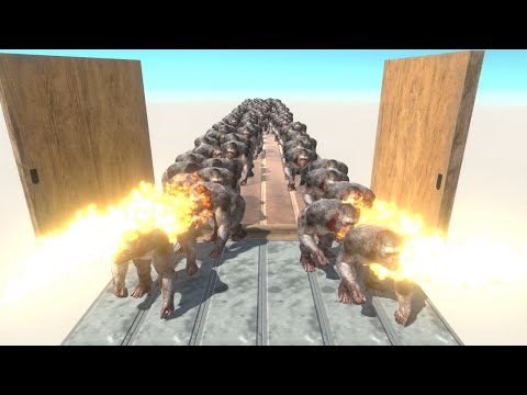 Mutant Primates Four Weapons Challenge Animal Revolt Battle Simulator