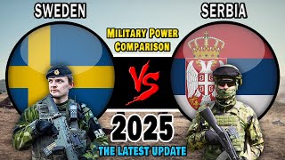 Sweden vs Serbia Military Power Comparison 2025 | Serbia vs Sweden Military Power 2025