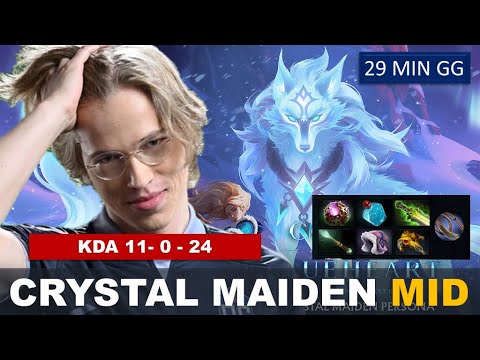 [Full] Unkillable Mid Crystal Maiden - Topson's Gameplay Pro Dota 2
