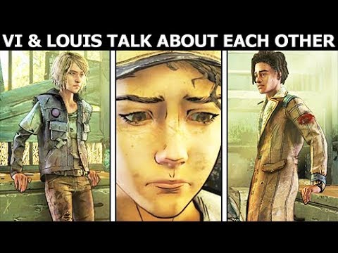 Violet & Louis Talk About Each Other - The Walking Dead Final Season 4 Episode 3: Broken Toys