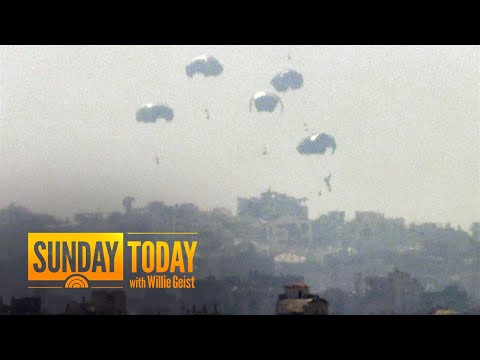 Gaza Airdrops Begin in Gaza as Israel Pauses Attacks