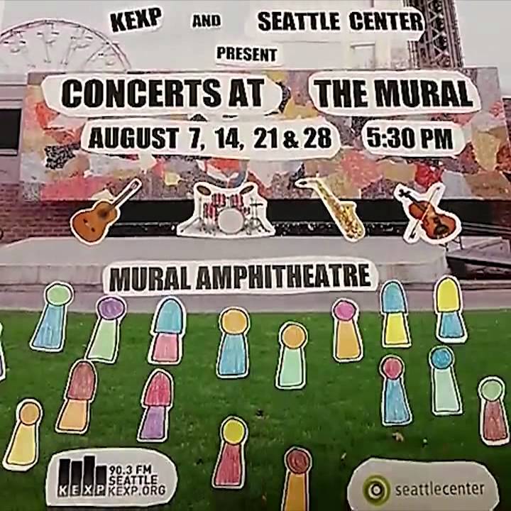 KEXP & Seattle Center present Concerts at the Mural 2015
