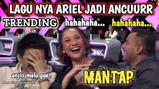 Download lagu Lagunya Ariel di bikin parody | bintang disurga versi balon ku dan cicak di dinding | X FACTOR 2022 mp3