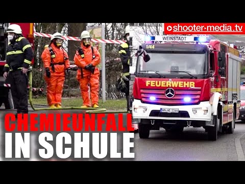🌡 Missglücktes Chemieexperiment in Schule löst Feuerwehreinsatz aus 🌡 | 🚒  Brom ausgelaufen 🚒
