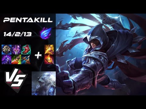 JUNGLE Talon vs Volibear [PENTAKILL] - EU Grandmaster Patch 26.2