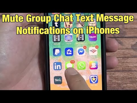 iPhones: How to Mute Group Chat Text Message Notifications (Hide Alert)