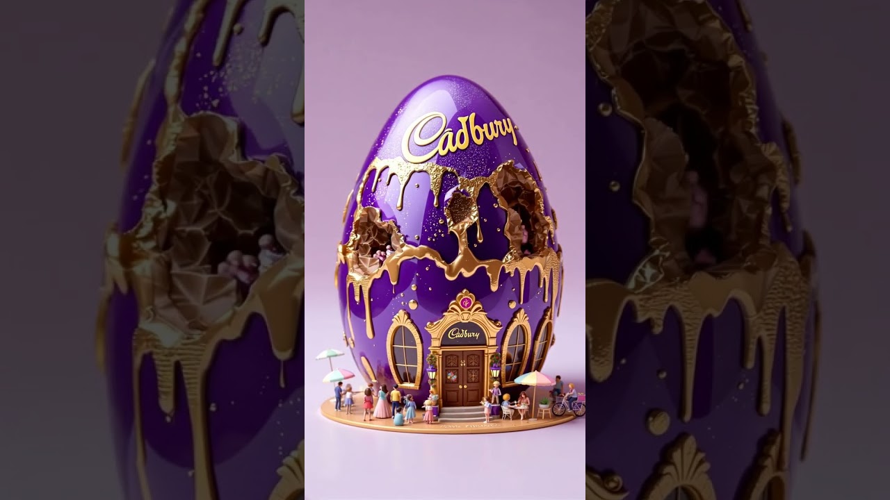 Chocolate Brands Reimagined as tiny buildings!